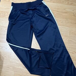 Nike Basketball Pants Blue with White accents size M